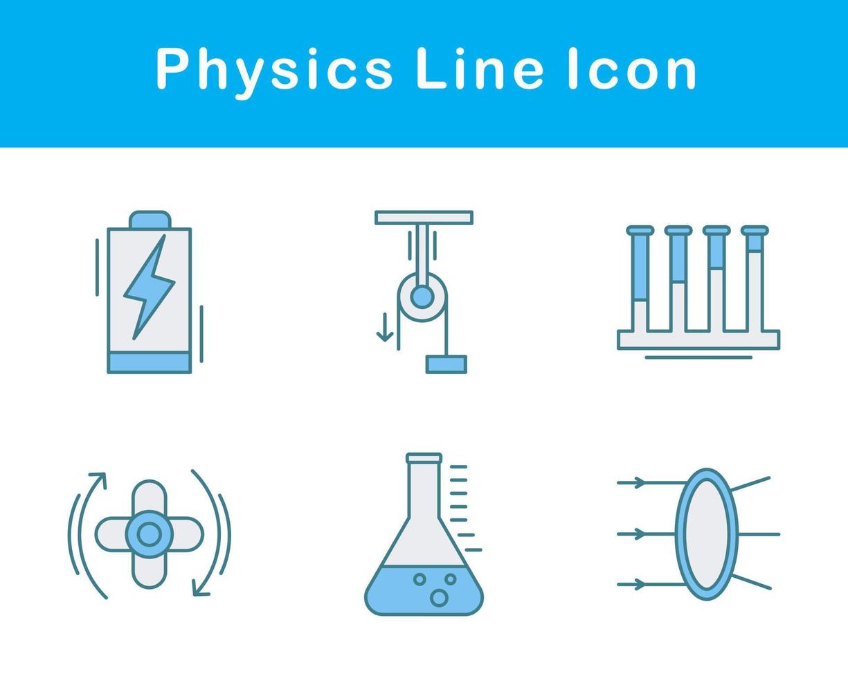 Physics Vector Icon Set