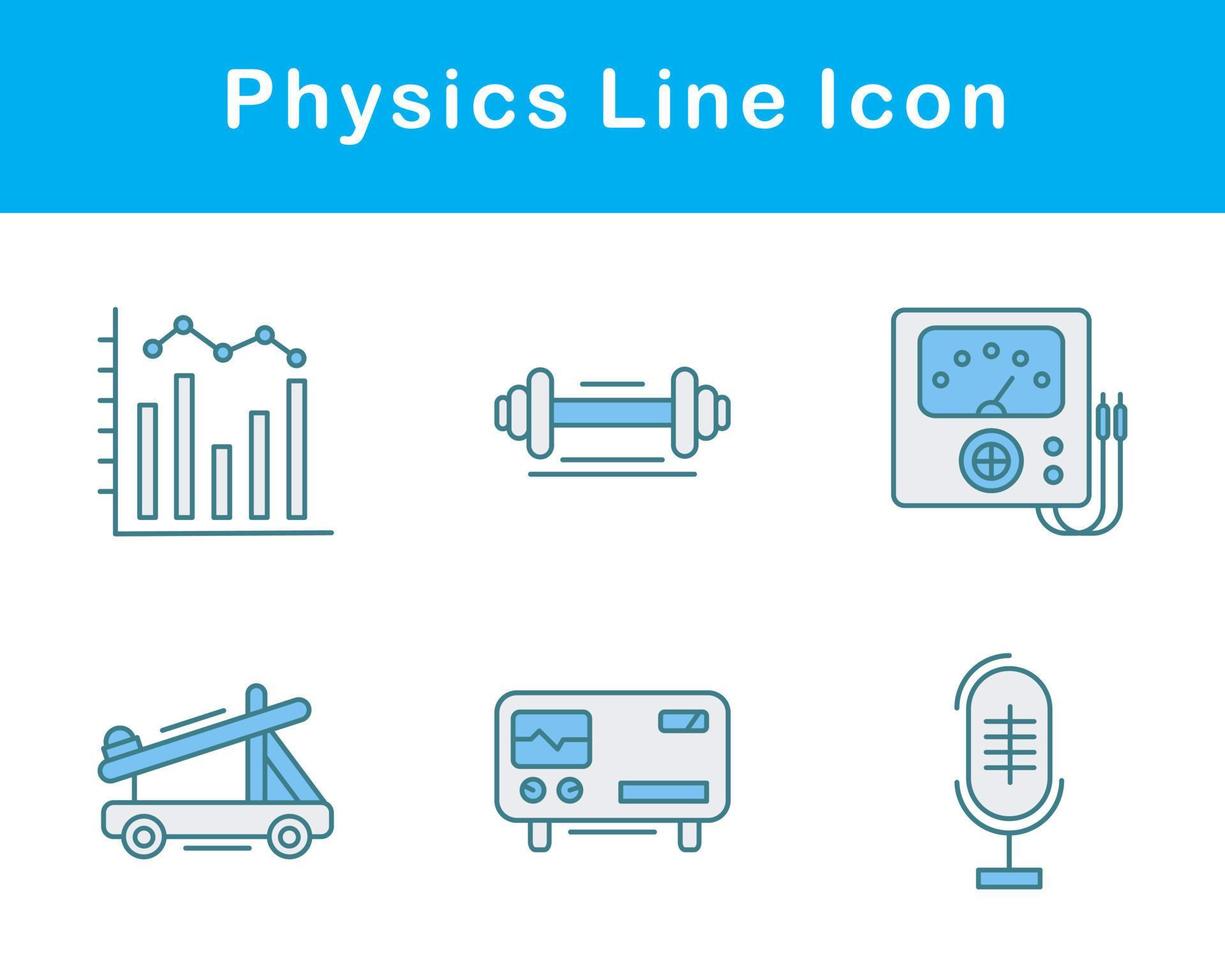 Physics Vector Icon Set