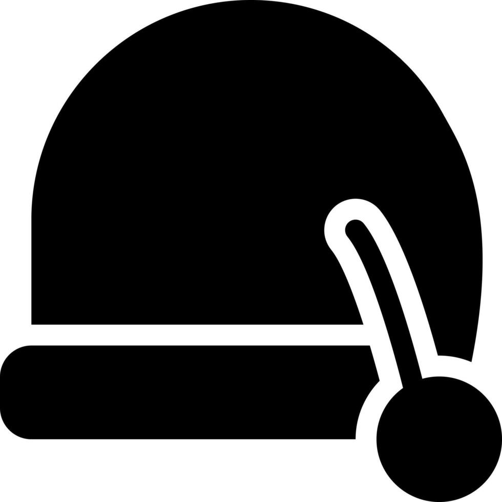 Ilustración de vector de gorro en un fondo. Símbolos de calidad premium. Iconos vectoriales para concepto y diseño gráfico.