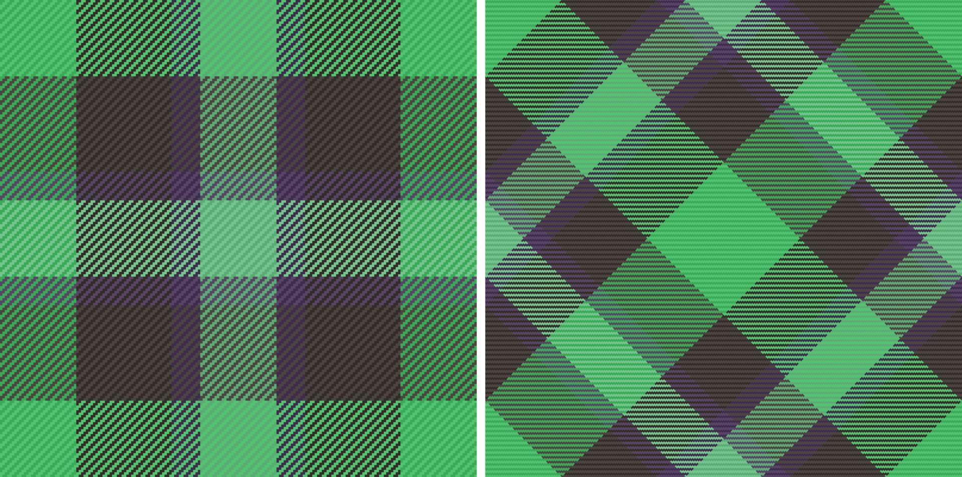 tartán antecedentes modelo. tela sin costura vector. textil cheque tartán textura. vector