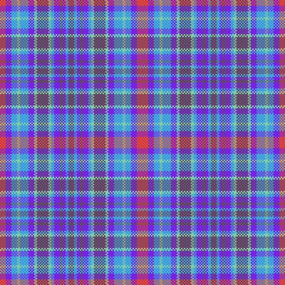 Seamless check plaid. Texture textile tartan. Vector background pattern fabric.