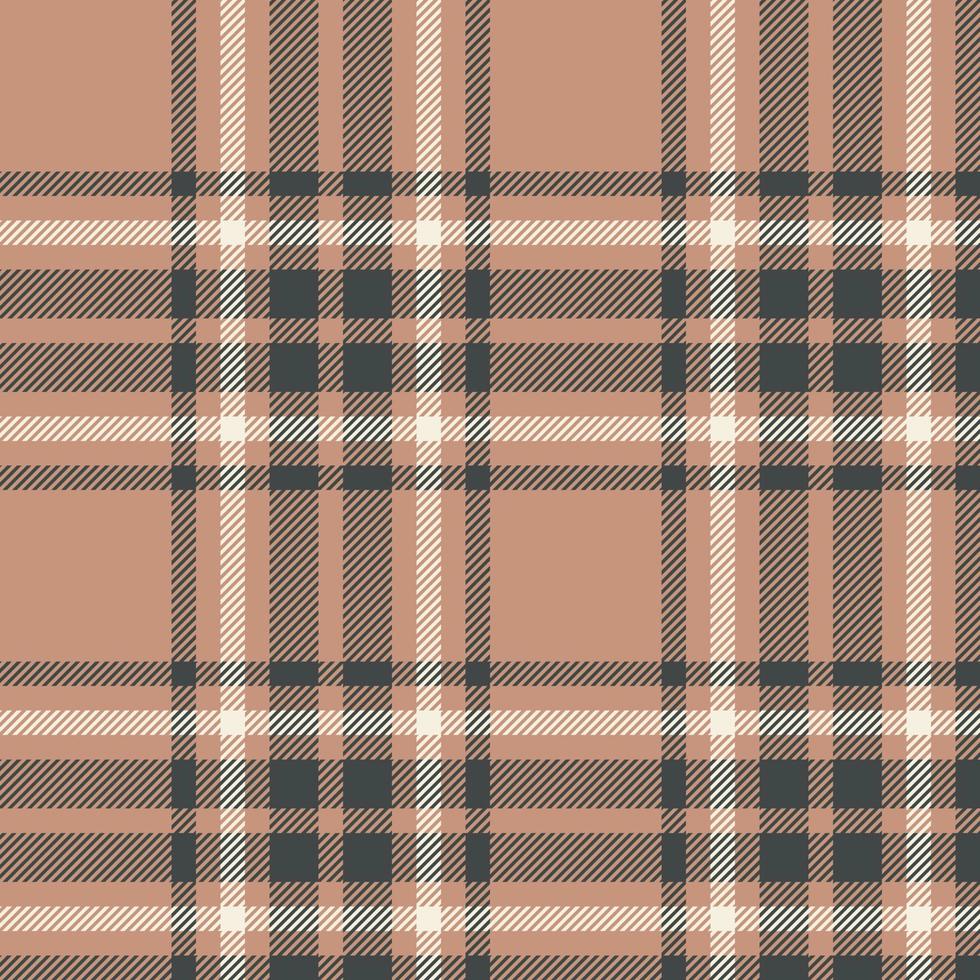 Plaid seamless pattern. Check fabric texture. Vector textile print.