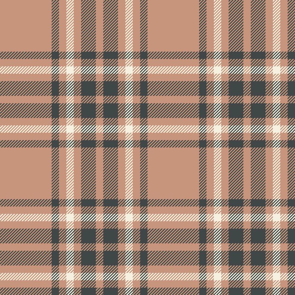 Plaid seamless pattern. Check fabric texture. Vector textile print.