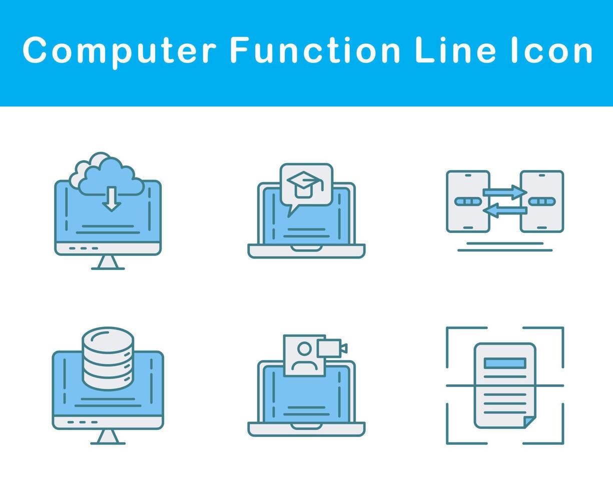 Computer Function Vector Icon Set 21467313 Vector Art at Vecteezy
