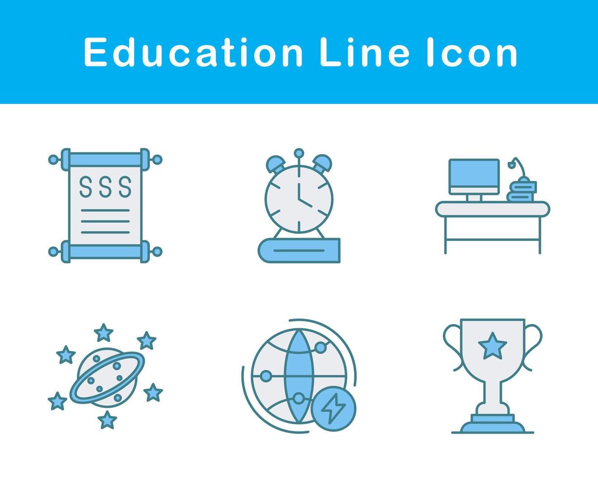 Education Vector Icon Set