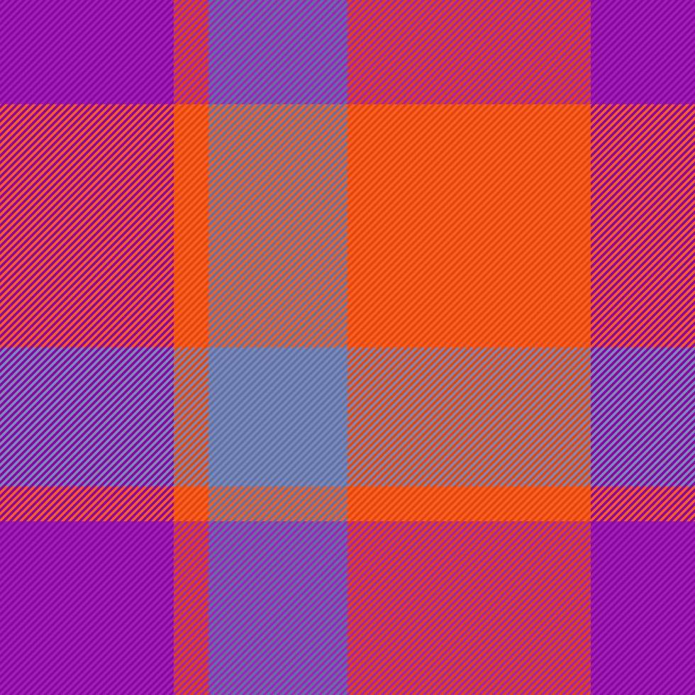Check tartan textile. Background seamless pattern. Vector fabric texture plaid.