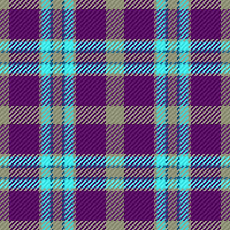 Fabric textile vector. Texture background seamless. Tartan plaid pattern check. vector