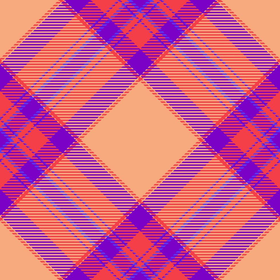 Plaid pattern vector. Check fabric texture. Seamless textile design for clothes, paper print. vector