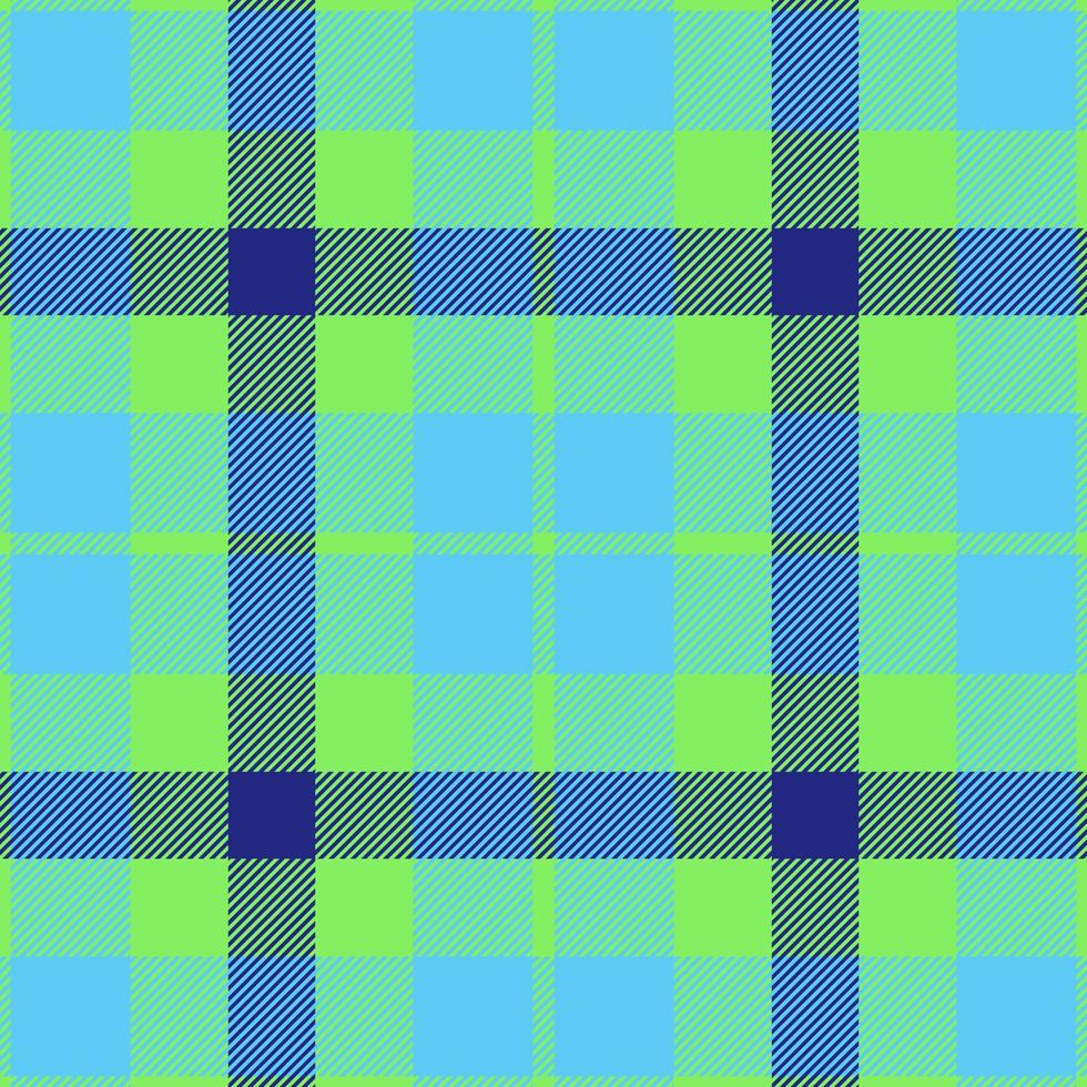 Plaid seamless pattern. Check fabric texture. Vector textile print.