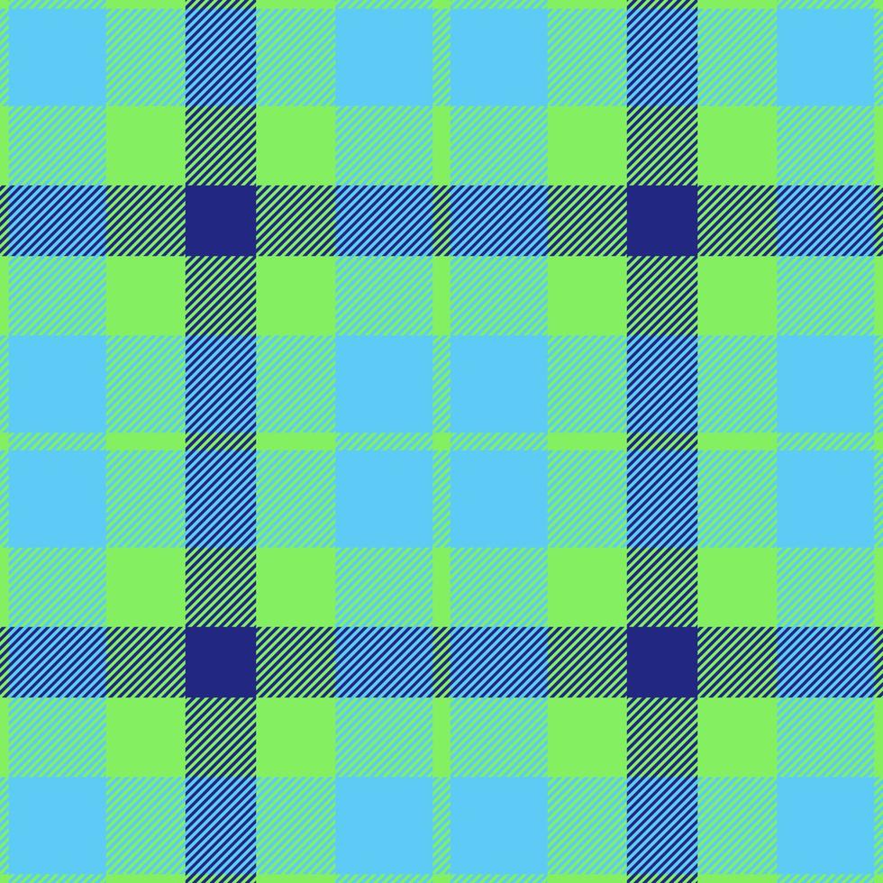 Plaid seamless pattern. Check fabric texture. Vector textile print.