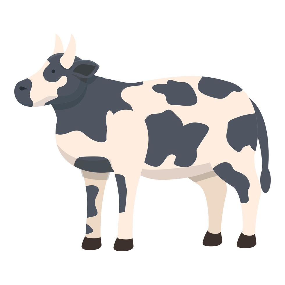 vacas vaca icono dibujos animados vector. granja raza vector