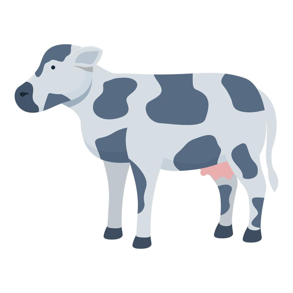 Small cow icon cartoon vector. Farm animal vector