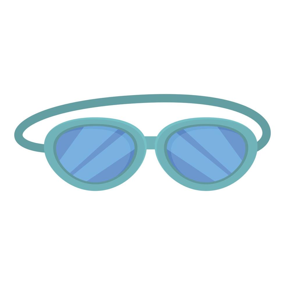 Swim glasses icon cartoon vector. Child pool vector