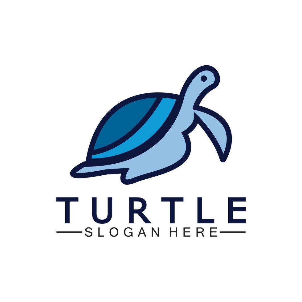 Turtle icon, Sea turtle vector illustration, Logo for buttons, websites, mobile apps and other design needs