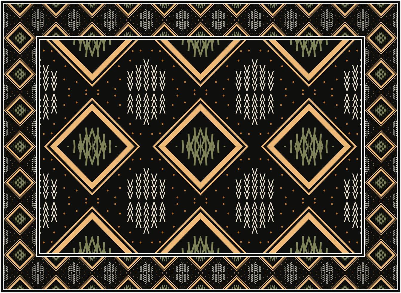 Modern Persian carpet texture, African Ethnic seamless pattern Boho Persian rug living room African Ethnic Aztec style design for print fabric Carpets, towels, handkerchiefs, scarves rug, vector