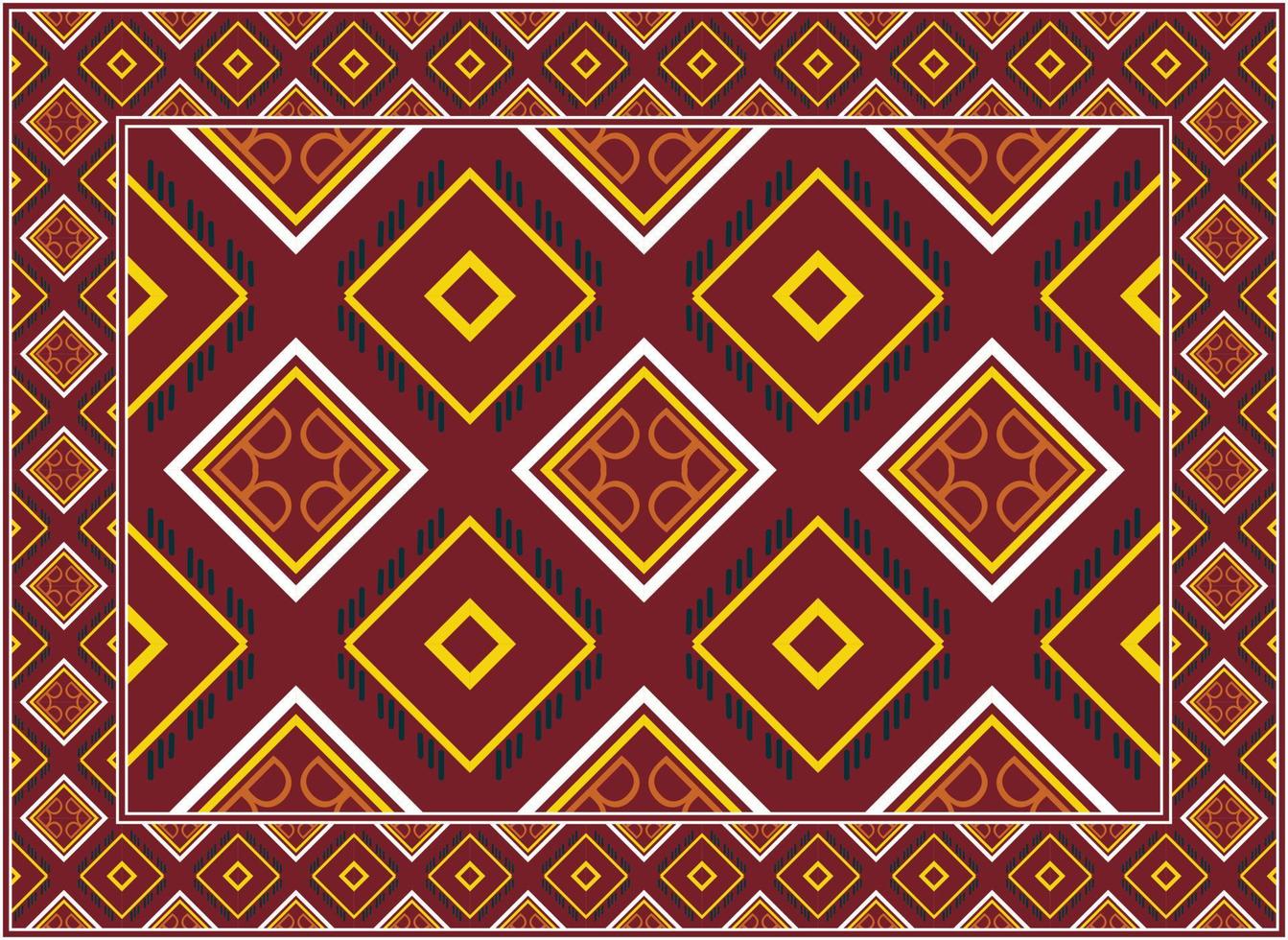 Modern decorating with oriental rugs, Motif Ethnic seamless Pattern Boho Persian rug living room African Ethnic Aztec style design for print fabric Carpets, towels, handkerchiefs, scarves rug, vector
