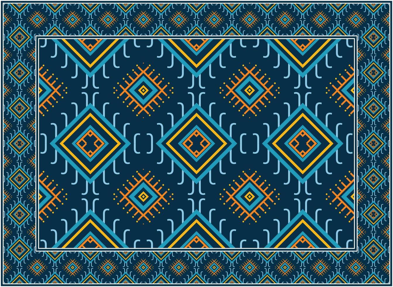 Antique Persian carpet, Motif Ethnic seamless Pattern modern Persian rug, African Ethnic Aztec style design for print fabric Carpets, towels, handkerchiefs, scarves rug, vector