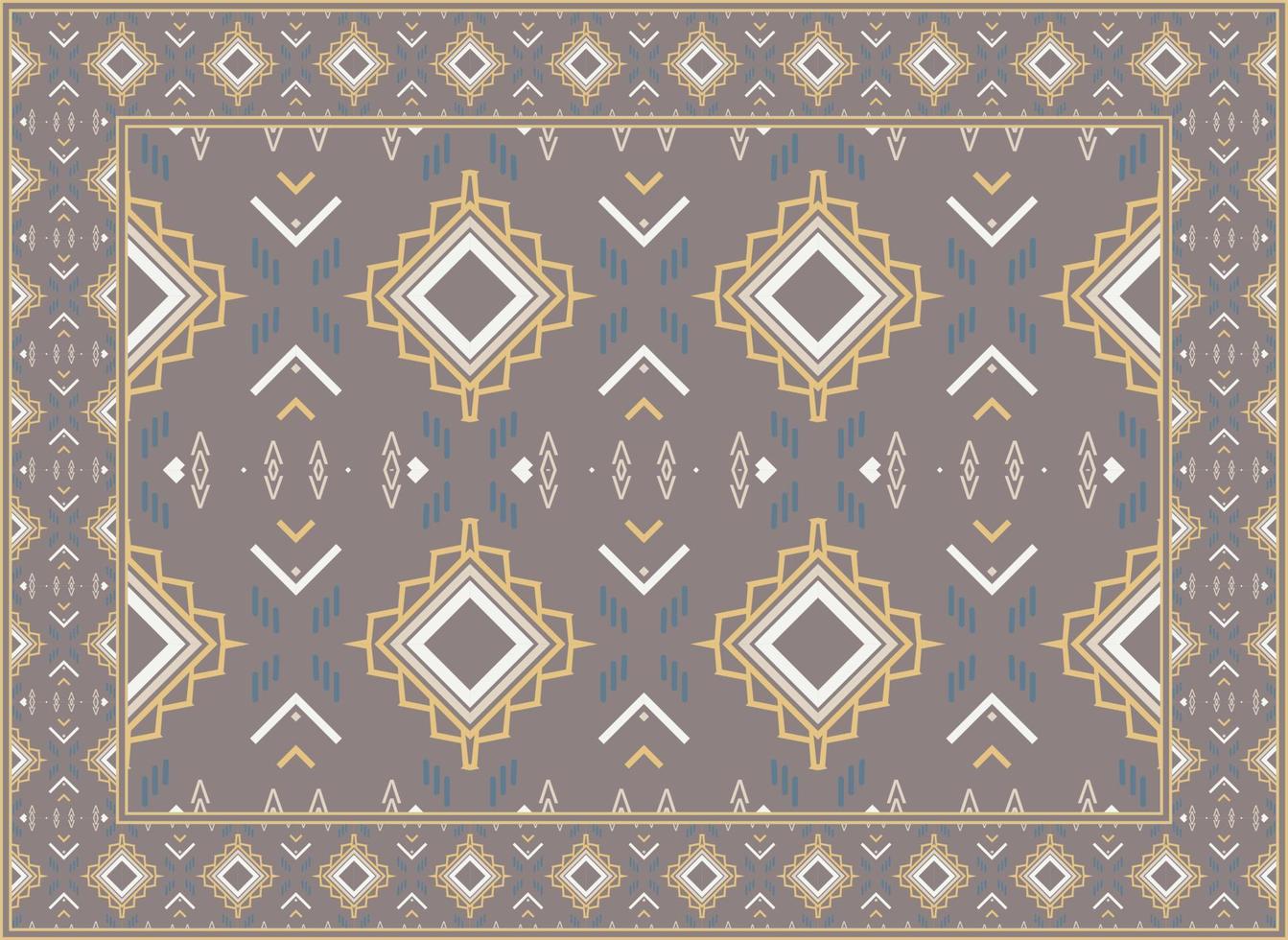 Antique Persian carpet, Motif Ethnic seamless Pattern Boho Persian rug living room African Ethnic Aztec style design for print fabric Carpets, towels, handkerchiefs, scarves rug, vector