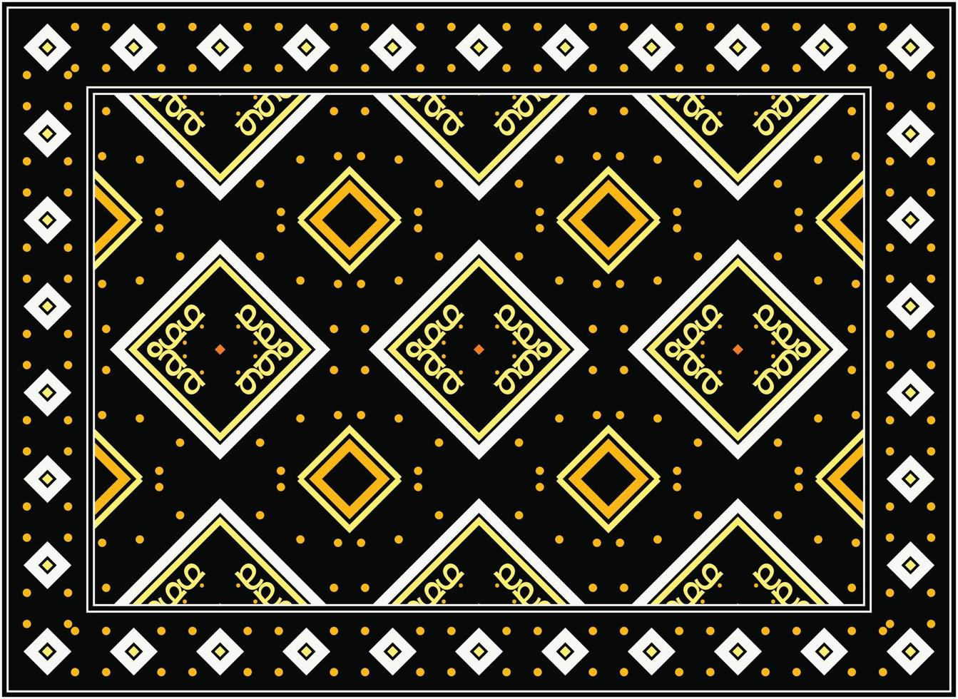 Antique Persian carpet, Motif Ethnic seamless Pattern Scandinavian Persian rug modern African Ethnic Aztec style design for print fabric Carpets, towels, handkerchiefs, scarves rug, vector