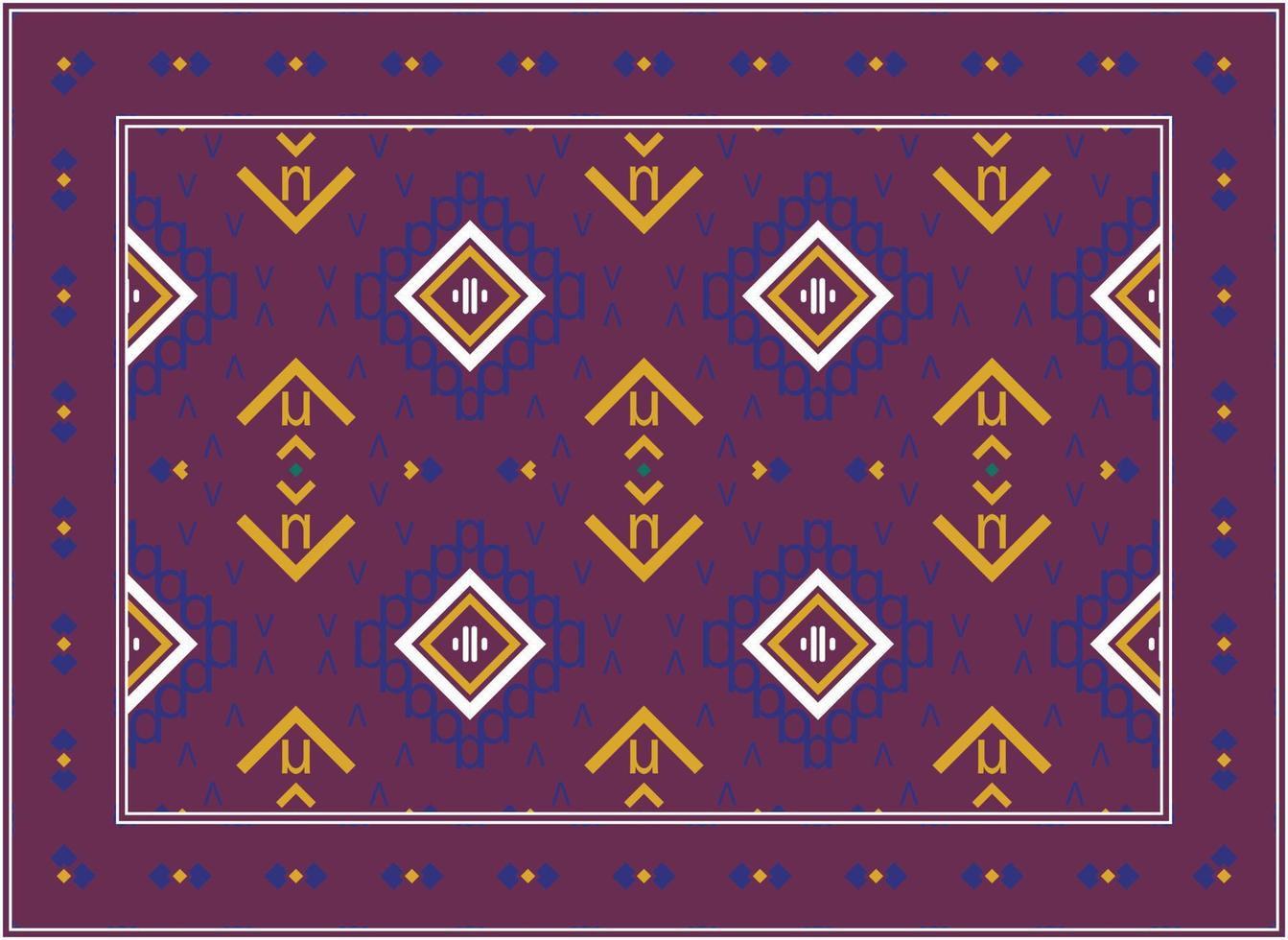 moderno decorando con oriental alfombras, motivo étnico sin costura modelo moderno persa alfombra, africano étnico azteca estilo diseño para impresión tela alfombras, toallas, pañuelos, bufandas alfombra, vector