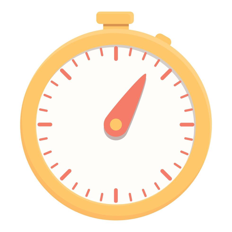 Stopwatch time icon cartoon vector. Clock timer vector