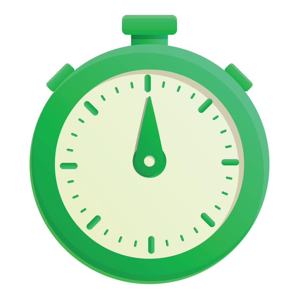 Stopwatch countdown icon cartoon vector. Timer clock vector