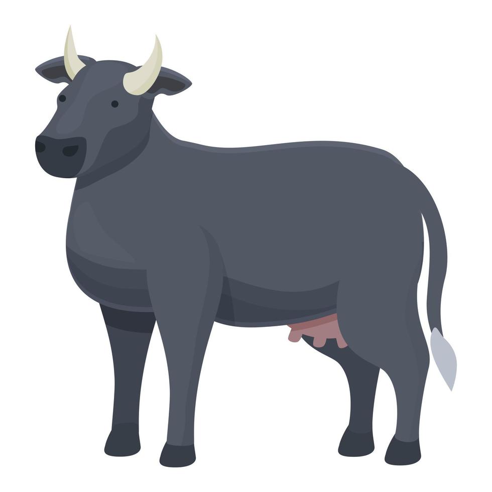 fresiano vaca icono dibujos animados vector. granja raza vector