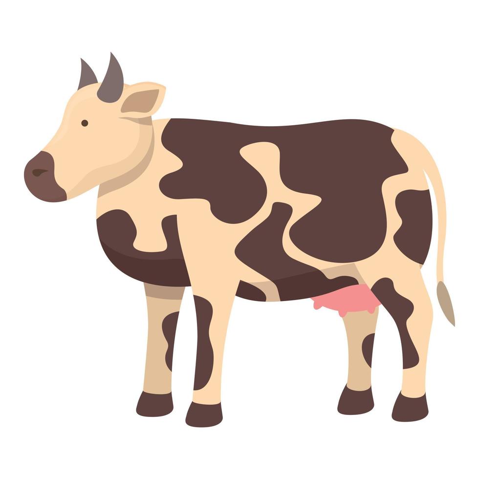Calf cow icon cartoon vector. Cattle animal vector