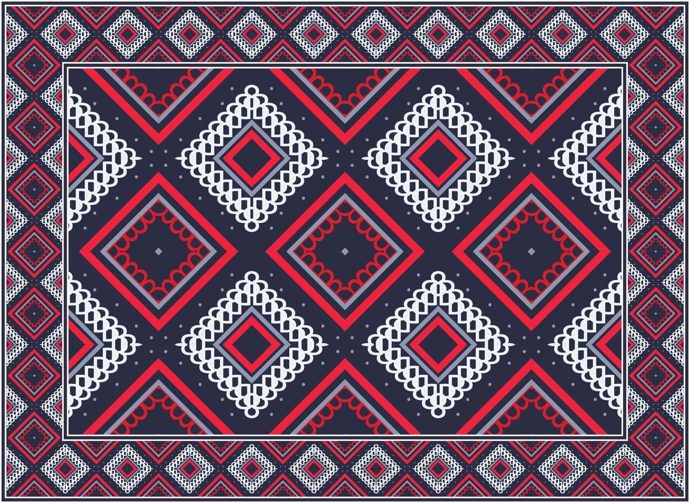 Modern Persian carpet texture, Motif Ethnic seamless Pattern Boho Persian rug living room African Ethnic Aztec style design for print fabric Carpets, towels, handkerchiefs, scarves rug, vector