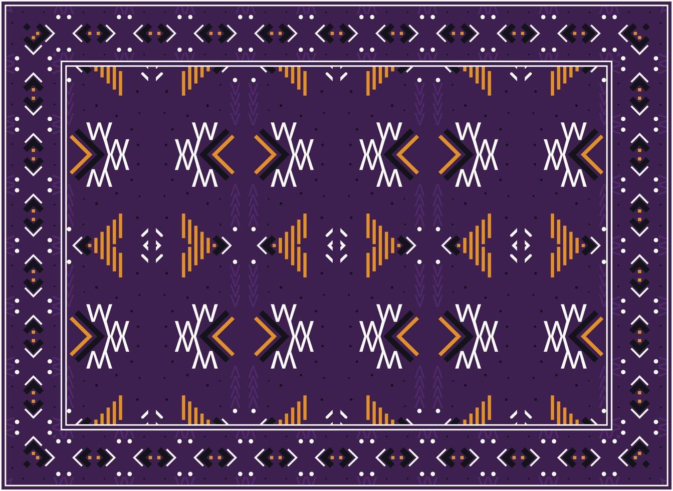 antiguo persa alfombra, africano motivo boho persa alfombra vivo habitación africano étnico azteca estilo diseño para impresión tela alfombras, toallas, pañuelos, bufandas alfombra, vector