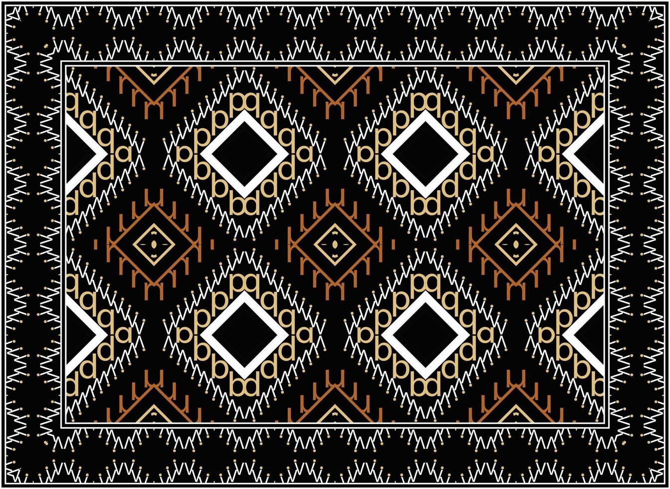 moderno persa alfombra, africano motivo boho persa alfombra vivo habitación africano étnico azteca estilo diseño para impresión tela alfombras, toallas, pañuelos, bufandas alfombra, vector