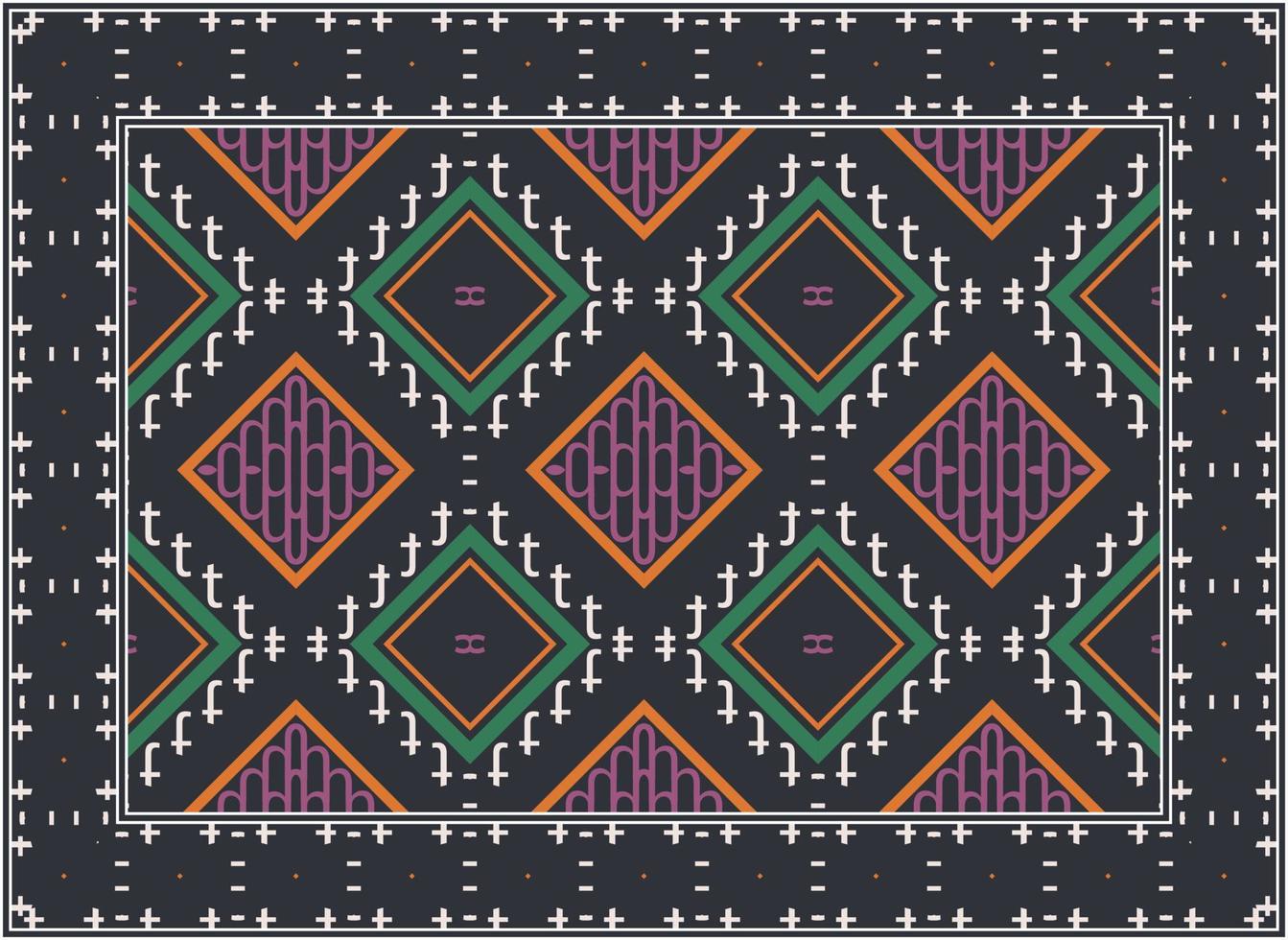 moderno decorando con oriental alfombras, africano motivo escandinavo persa alfombra moderno africano étnico azteca estilo diseño para impresión tela alfombras, toallas, pañuelos, bufandas alfombra, vector