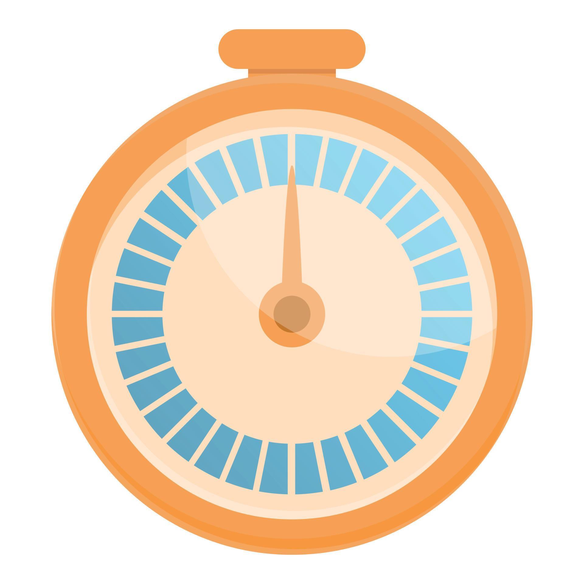 Stopwatch timer icon cartoon vector. Clock stop time 21468166 Vector