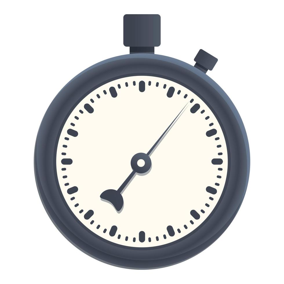 Stopwatch icon cartoon vector. Time clock vector