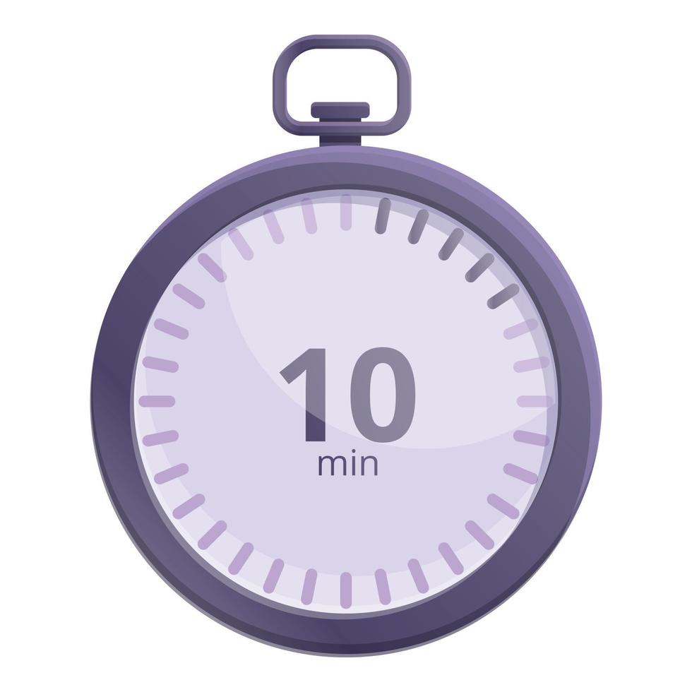 Alarm stopwatch icon cartoon vector. Timer clock vector