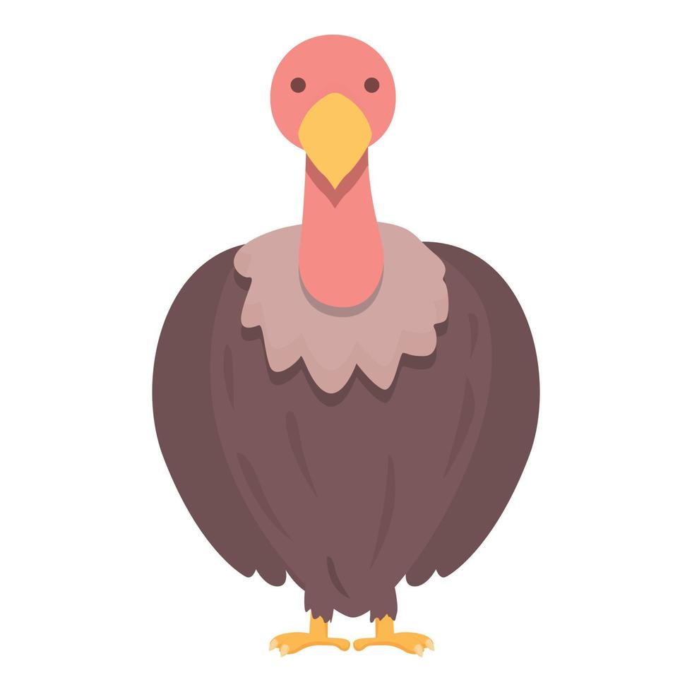East vulture icon cartoon vector. Animal bird vector