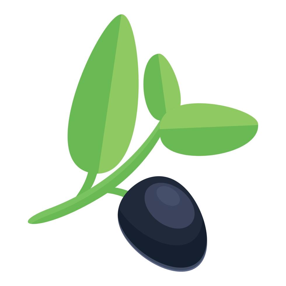 Greek olives icon cartoon vector. Vase goods vector