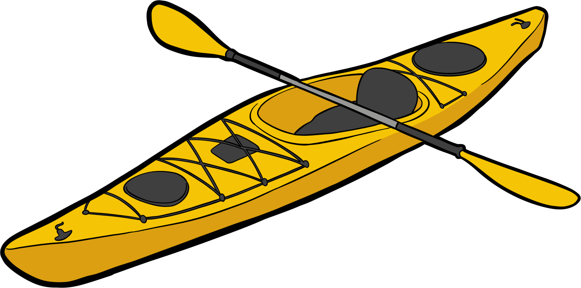 a yellow kayak boat sport 21468381 PNG