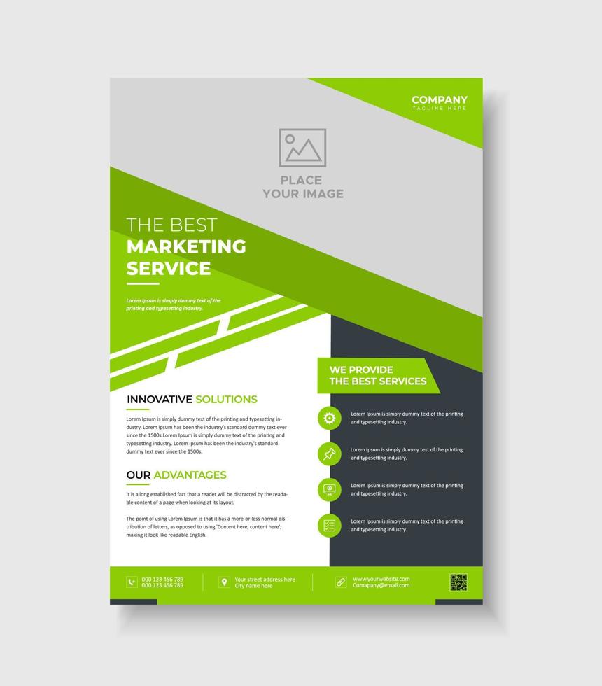 Creative corporate trendy unique business professional marketing agency modern simple leaflet flyer design for attractive business poster layout, business minimal abstract advertising vector template.