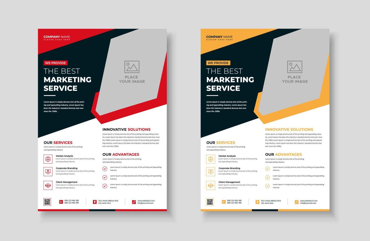 Creative corporate trendy unique business professional marketing agency modern simple leaflet flyer design for attractive business poster layout, business minimal abstract advertising vector template.