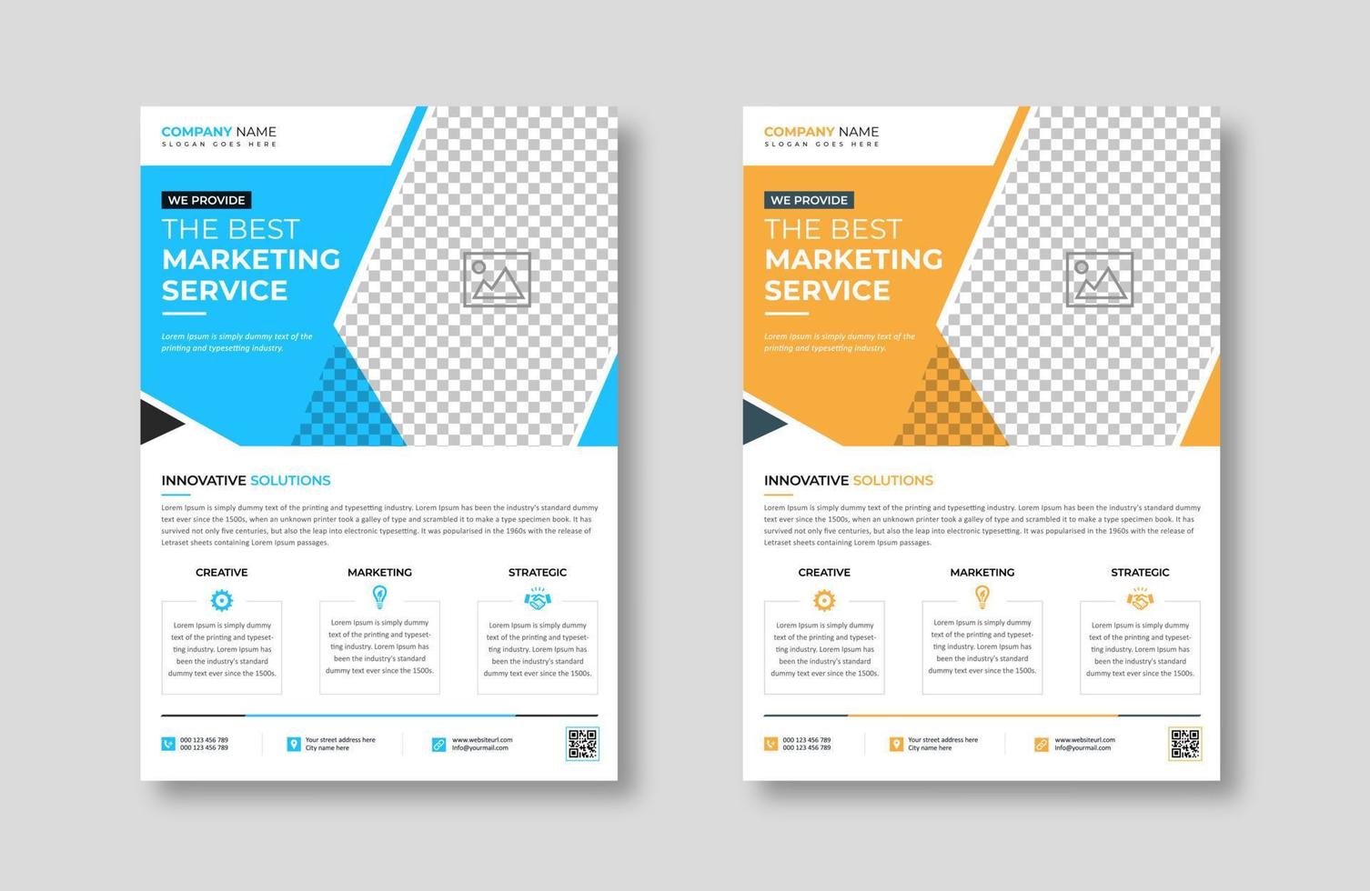 Creative corporate trendy unique business professional marketing agency modern simple leaflet flyer design for attractive business poster layout, business minimal abstract advertising vector template.