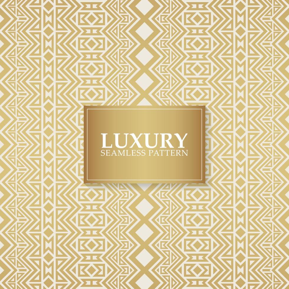 Luxury white ornament pattern design background vector