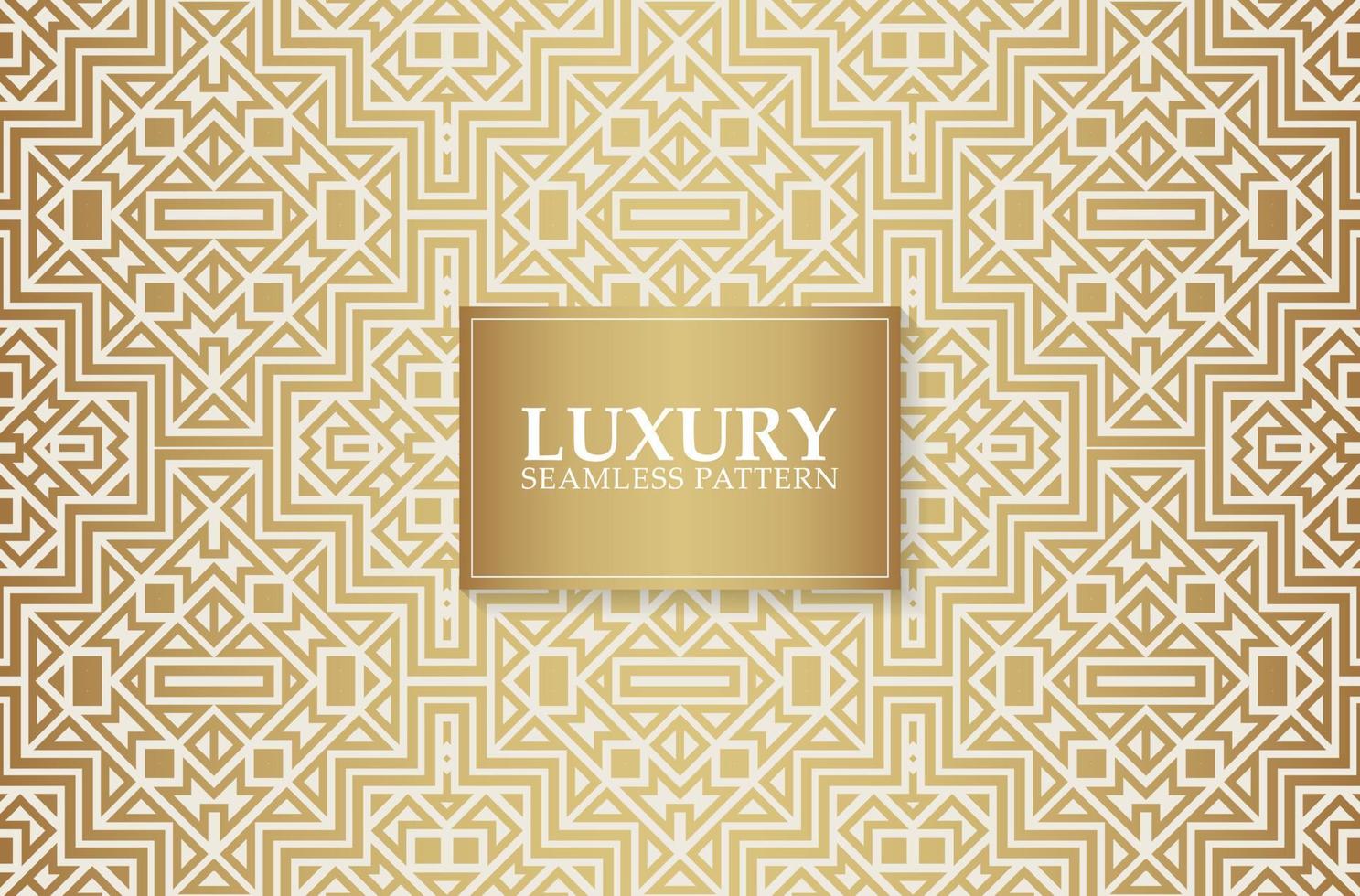 Luxury white ornament pattern design background vector