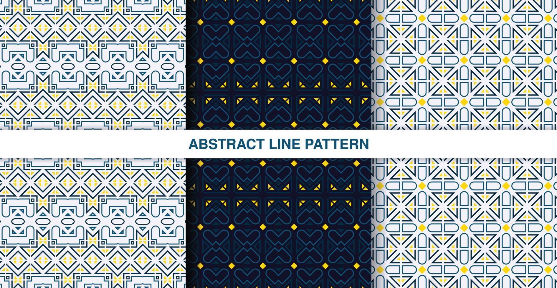 Colorful abstract geometric pattern design vector