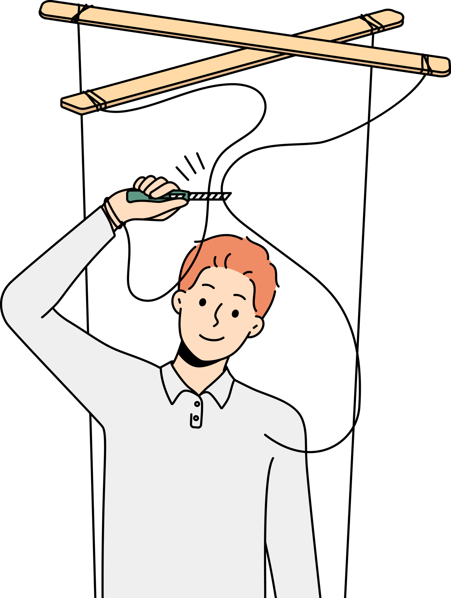 Man set free from manipulation 21468595 PNG