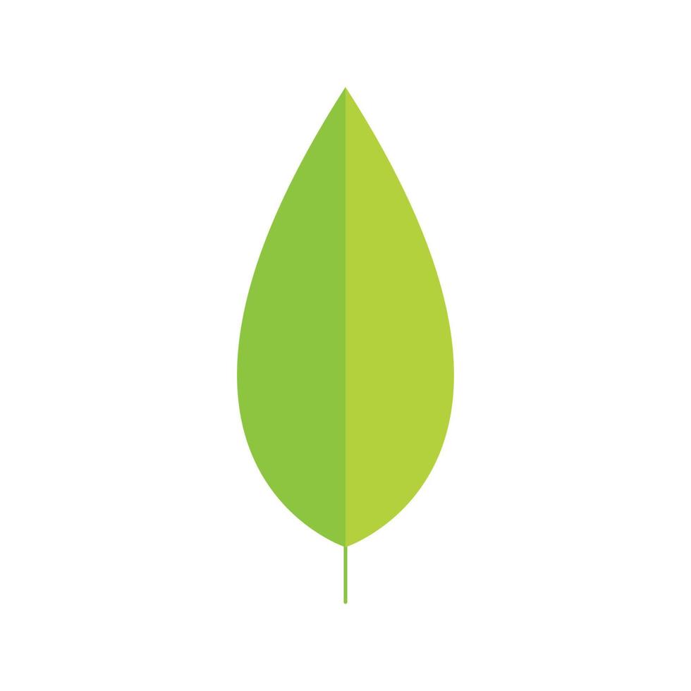 Green leaf logo vector