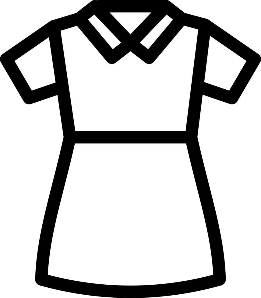 frock vector illustration on a background.Premium quality symbols.vector icons for concept and graphic design.