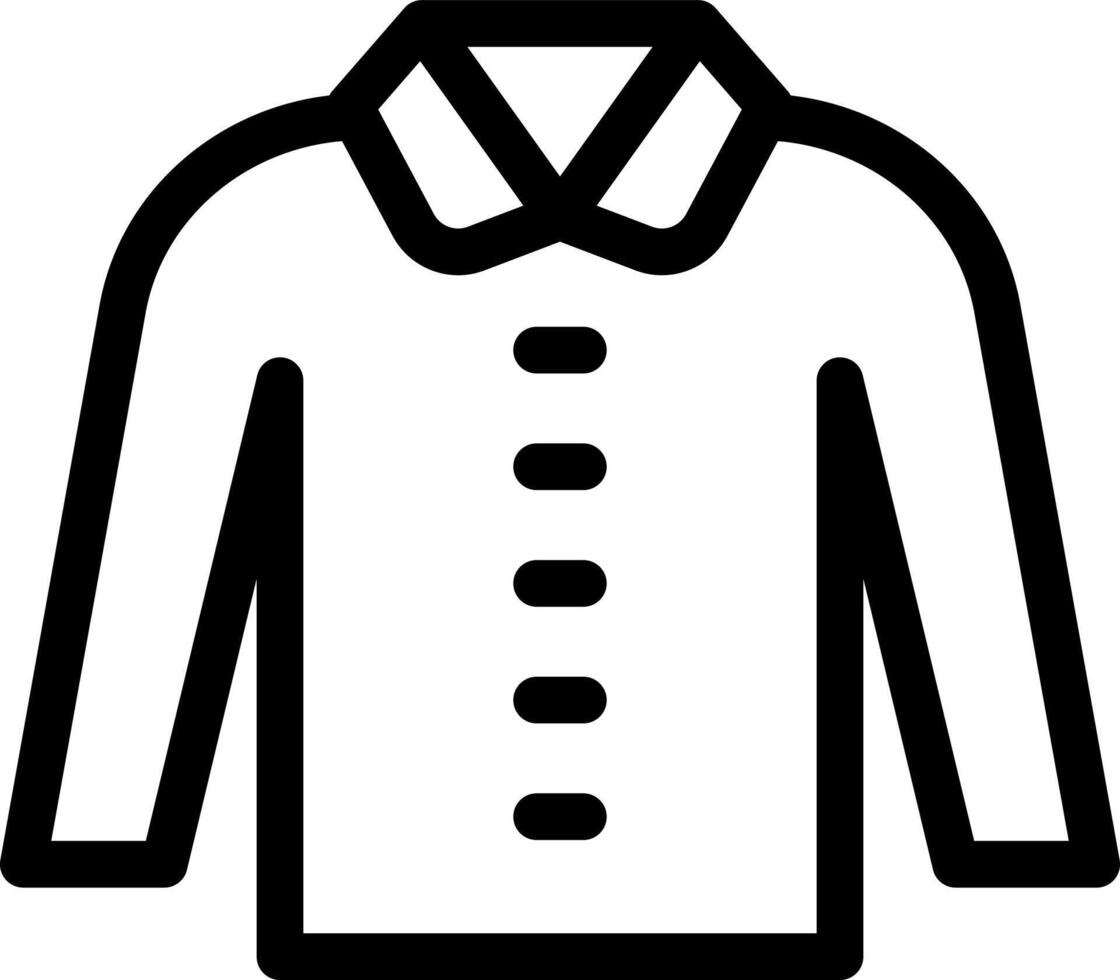 ilustración de vector de camisa en un fondo. símbolos de calidad premium. iconos vectoriales para concepto y diseño gráfico.