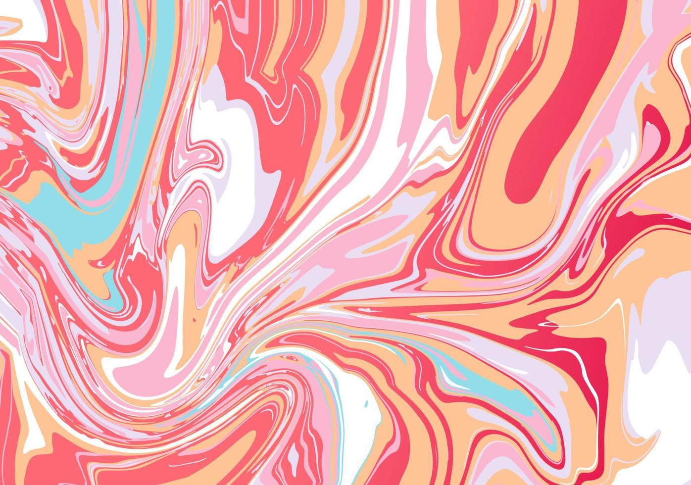 Abstract liquid marble or epoxy trending background in pink palette. Bright marble slab or slice texture for design of wedding invitations, cards, wrapping paper, covers and cases. Modern print. vector