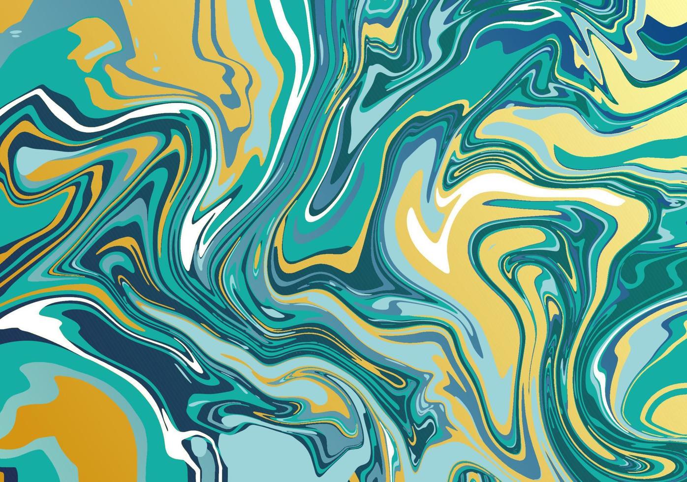 Modern liquid marble or epoxy resin in green and yellow colors. Abstract bright background with texture of marble slab or slice for cover designs, case, wrapping paper, greeting cards. Luxury print. vector